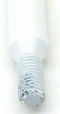 Gear Shifter Shaft Extension 12" Pearl White Steel 1/2" 13-UNC Thread UP#21915