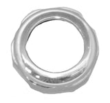 GG Key Face Nut for Peterbilt 359 379 389 w/out Plate, Chrome 3/8" H #67100