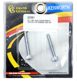 GG Dash Panel Screw for 2001+ Kenworth Blue Jewel Chrome 1 1/2" Long #67291 Pair