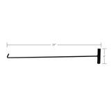 5th Fifth Wheel Pin Puller W/ Hook Black 31" Long 3/8" OD 5" Handle UP#90110