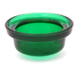 Glass Dome Light Lens Green for Peterbilt Top Hat Style 1 9/16" GG#82817 Pair