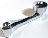Chrome Die-Cast Window Crank 16-Spline 7/16 OD Adapter - Clear Crystal UP#24017