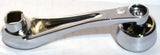 Chrome Die-Cast Window Crank With 3/8 Square Adapter - Purple Crystal UP#24026