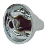 knob A/C heater control amber indicator indented chrome plastic HVAC Kenworth