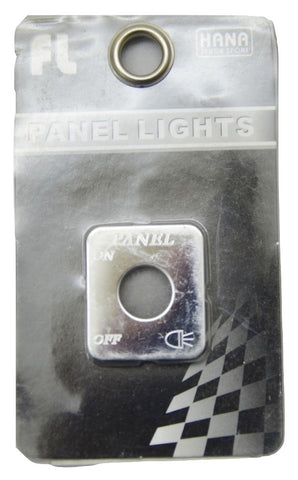 HTS Switch Plate for Freightliner Panel Lights Stainless Steel Engraved #FL-1002