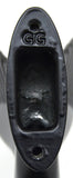 Hood Ornament Swan Bugler Matte Black Power Coated for Flat Hood Pull GG#48009