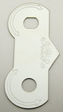 GG Switch Plate for Peterbilt Wiper & Dimmer Stainless Steel 2001-06 #68458