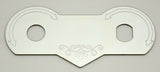 GG Switch Plate for Peterbilt Wiper & Dimmer Stainless Steel 2001-06 #68458