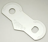 GG Switch Plate for Peterbilt Wiper & Dimmer Stainless Steel 2001-06 #68458