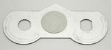 GG Switch Plate for Peterbilt Wiper & Dimmer Stainless Steel 2001-06 #68458