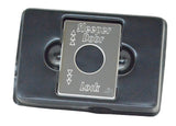 GG Switch Plate for Peterbilt Sleeper Door Lock Stainless Steel #68463