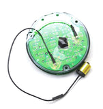 LED light 4" pearl green lens 24 green diodes 1156 Socket Peterbilt Freightliner