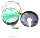 LED light 4" pearl green lens 24 green diodes 1156 Socket Peterbilt Freightliner