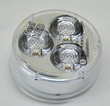 Pearl Marker/Clearance Light 3 LED Light Chrome Reflector Rim 2-1/2" GG#77323 Ea