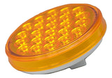 GG LED Light 4" Pearl Amber Lens 24 LEDs Park Turn Clearance Plastic #78270 Each