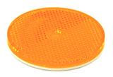 Reflectors Round Sealed with Center Screw Hole 2 3/8 Inch Amber GG#80825 Pair