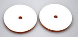 Reflectors Round Sealed with Center Screw Hole 2 3/8 Inch Amber GG#80825 Pair