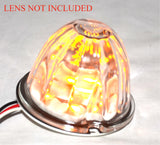 Glass Lens Conversion Light Base 18 High Powered Amber SMD LEDs 3 Wire GG#81850