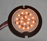 Glass Lens Conversion Light Base 18 High Powered Amber SMD LEDs 3 Wire GG#81850