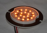 Glass Lens Conversion Light Base 18 High Powered Amber SMD LEDs 3 Wire GG#81850