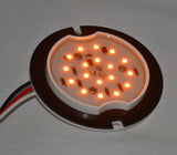 Glass Lens Conversion Light Base 18 High Powered Amber SMD LEDs 3 Wire GG#81850