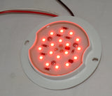 Glass Lens Conversion Light Base 18 High Powered Red SMD LEDs 3 Wire GG#81851