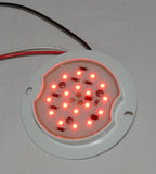 Glass Lens Conversion Light Base 18 High Powered Red SMD LEDs 3 Wire GG#81851