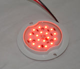 Glass Lens Conversion Light Base 18 High Powered Red SMD LEDs 3 Wire GG#81851