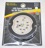 Glass Lens Conversion Light Base 18 High Powered White SMD LEDs 3 Wire GG#81852