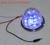 Glass Lens Conversion Light Base 18 High Powered Blue SMD LEDs 3 Wire GG#81853