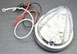 Surface Mount LED Light 19 Red LEDs/Clear Lens Watermelon 3.5" Base GG81975 Each