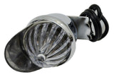 Incandescent Mini Auxiliary Light Clear Lens 1 Bulb Chrome W/Visor GG#82772 Each