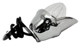 Incandescent Mini Auxiliary Light Clear Lens 1 Bulb Chrome W/Visor GG#82772 Each