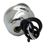 Incandescent Mini Auxiliary Light Green Lens 1 Bulb Chrome W/Visor GG#82773 Each