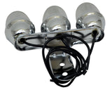 Auxiliary Incandescent Triple Mini Light Visor Purple Lens 3 Bulb GG#82784 Each