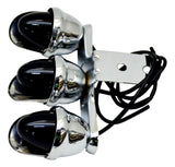 Auxiliary Incandescent Triple Mini Light Visor Purple Lens 3 Bulb GG#82784 Each