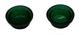 Glass Dome Light Lens Green for Peterbilt Top Hat Style 1 9/16" GG#82817 Pair