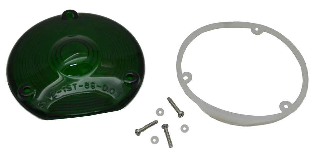 Glass Lens Replacement Green for Combination Light or Back of Cab GG#84072 Each