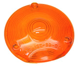 Glass Lens Replacement Dark Amber Combination Light or Back of Cab GG#84076 Each