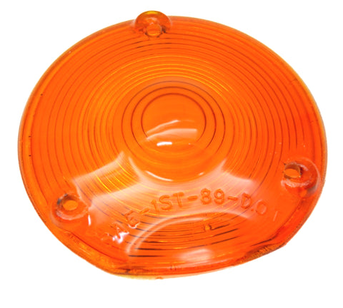 Glass Lens Replacement Dark Amber Combination Light or Back of Cab GG#84076 Each