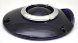 Lens replacement 4" purple plastic with chrome ring for back of cab Peterbilt