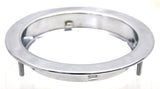 Anti Theft Light Bezel 4” for GG Light Chrome 3 Stud Flange Mount GG#87266 Each