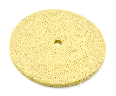 Sisal & Muslin Buffing Wheel for Secondary Polishing 5/8” Arbor 11 Ply UP#90027