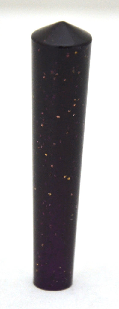 2-Toggle Switch Cover/Extension Purple Glitter Cone Plastic 2 1/2" Tall GG#92796