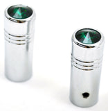 toggle switch extension(2) 1-5/8 green jewel for Freightliner Kenworth flat end