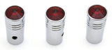 3-Toggle Switch Extensions for Kenworth Round Switch Red Jewel 1" Tall GG#95235
