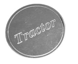 GG Deluxe Knob for Tractor Air Brake Chrome Screw-on Stainless Plaque #95380