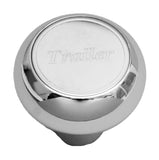 GG Deluxe Knob for Trailer Air Brake Chrome Screw-on Stainless Plaque #95381