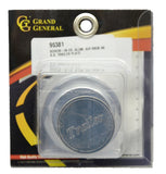 GG Deluxe Knob for Trailer Air Brake Chrome Screw-on Stainless Plaque #95381