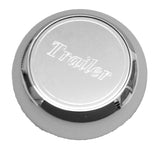 GG Deluxe Knob for Trailer Air Brake Chrome Screw-on Stainless Plaque #95381